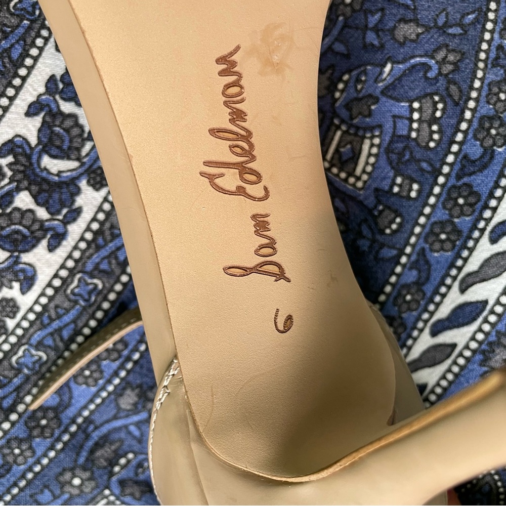 Sam Edelman Beige Strappy Heels - Picture 3 of 3